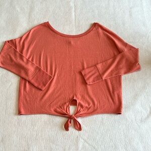 Abercrombie and Fitch tie front shirt.